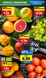 Gazetka promocyjna Lidl - GAZETKA - Gazetka - ważna od 29.01 do 29.01.2025 - strona 17 - produkty: Warzywa, Pomarańcze, Winogrona, Owoce, Wino, Mango, Pomidory, Grejpfrut