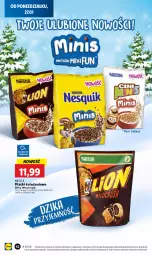 Gazetka promocyjna Lidl - GAZETKA - Gazetka - ważna od 29.01 do 29.01.2025 - strona 44 - produkty: Nesquik, Lion, Danio, Cini Minis, Nestlé