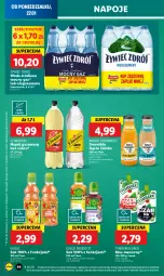 Gazetka promocyjna Lidl - GAZETKA - Gazetka - ważna od 29.01 do 29.01.2025 - strona 50 - produkty: Sok, Por, Mus, Napoje, LANA, Schweppes, Napój gazowany, Tymbark, Smoothie, Kubuś, Woda, Mango, Napój, Kokos
