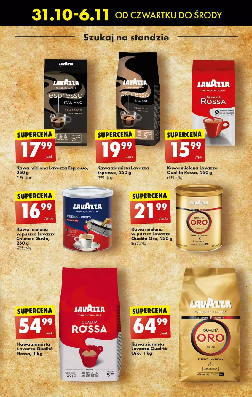 Gazetka promocyjna Biedronka - Tydzień Włoski - ważna 31.10 do 06.11.2024 - strona 33 - produkty: BIC, Kawa, Kawa mielona, Kawa ziarnista, Lavazza