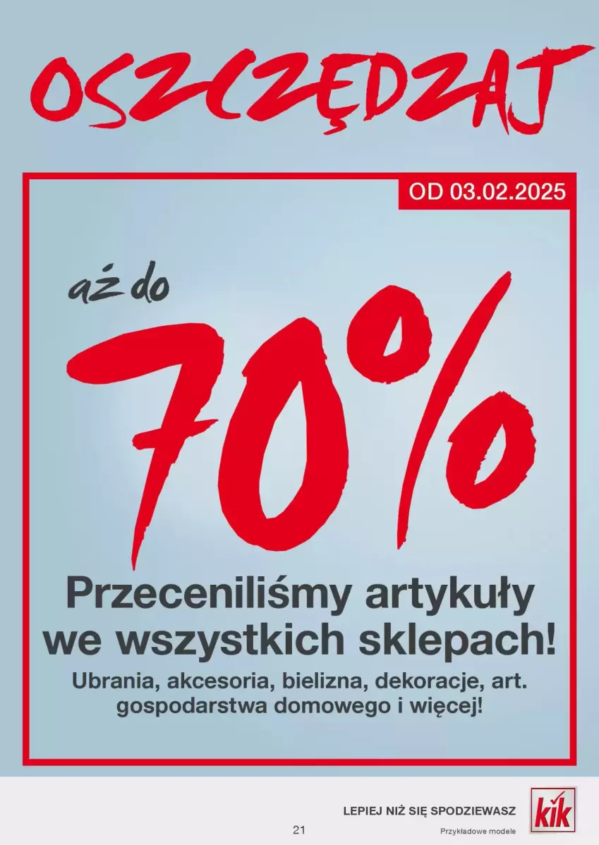 Gazetka promocyjna Kik - ważna 10.02 do 16.02.2025 - strona 14 - produkty: Bielizna, Ubrania