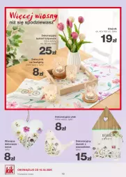 Gazetka promocyjna Kik - Gazetka - ważna od 16.02 do 16.02.2025 - strona 10 - produkty: Ser, Tulipan, Wazon, Bieżnik, Bukiet