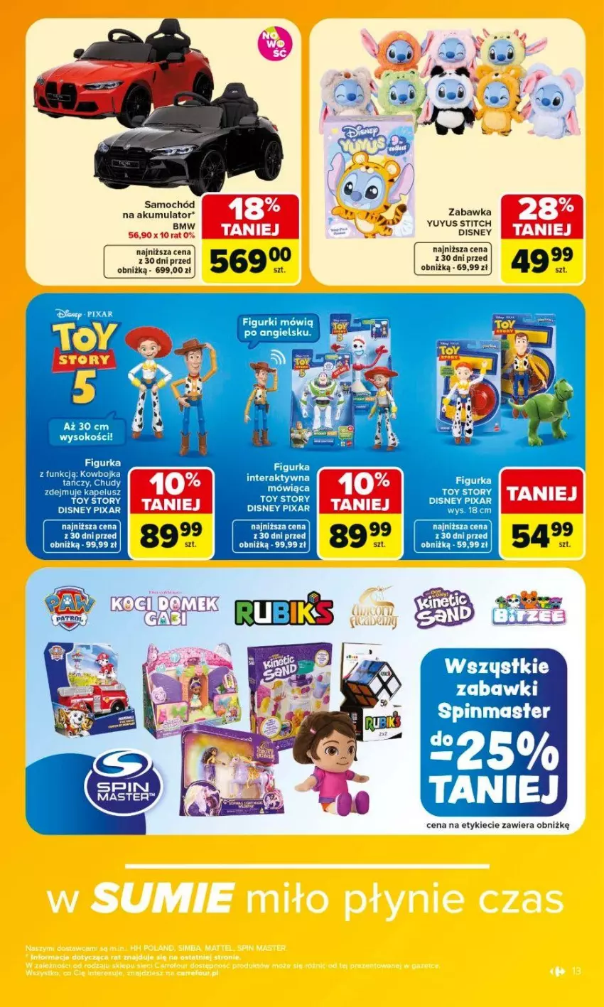 Gazetka promocyjna Carrefour - Gazetka Carrefour w SUMIE same okazje - ważna 08.06 do 20.06.2026 - strona 13 - produkty: Akumulator, Disney, Samochód, Sok, Tera, Zabawka