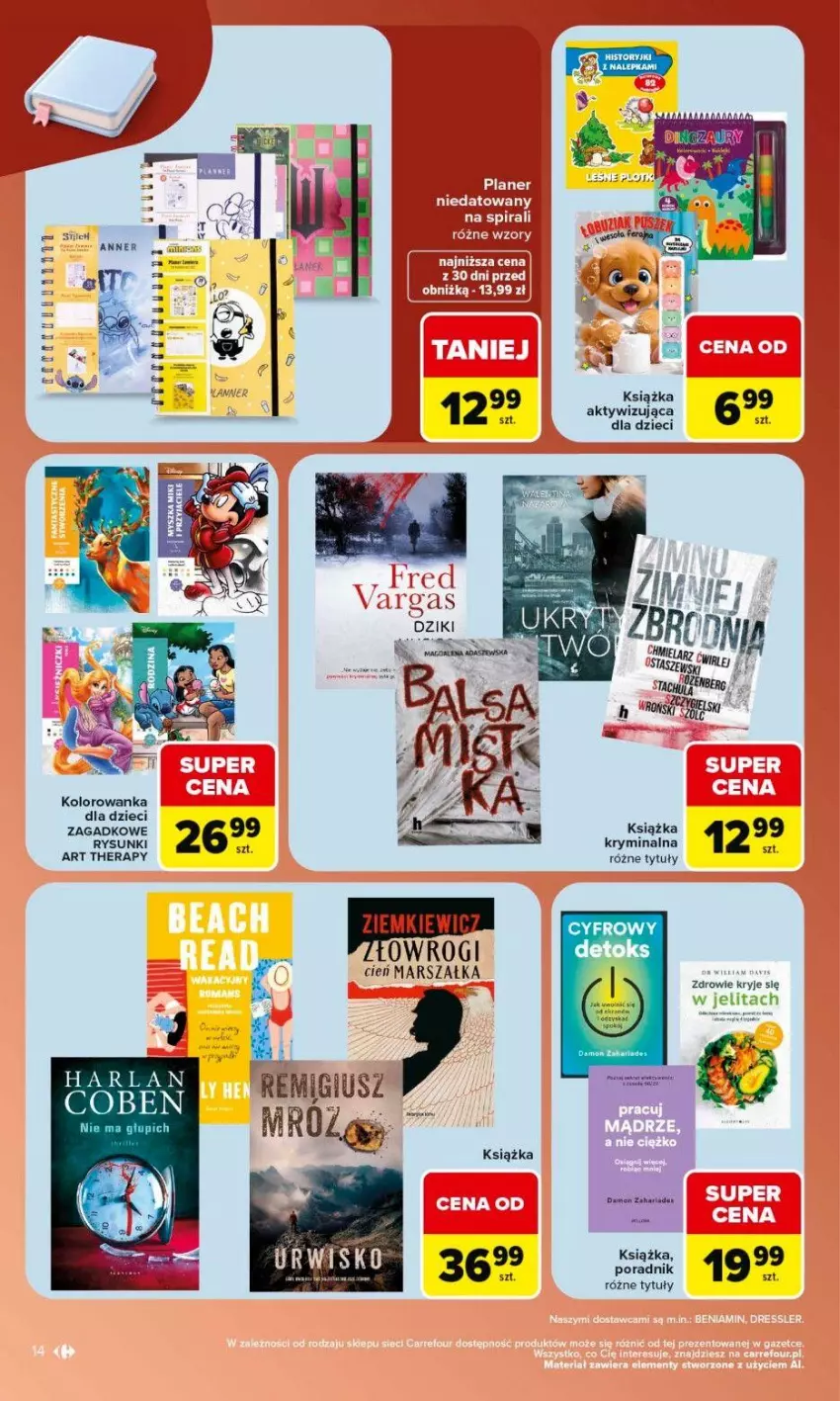 Gazetka promocyjna Carrefour - Gazetka Carrefour w SUMIE same okazje - ważna 08.06 do 20.06.2026 - strona 14 - produkty: Dzieci, Fa, Kolorowanka, Książka, Mars, Por, Zdrowie