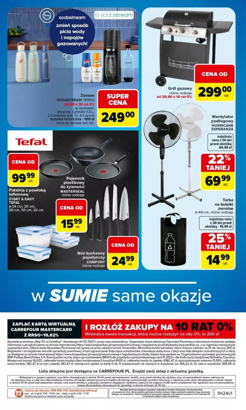 Gazetka promocyjna Carrefour - Gazetka Carrefour w SUMIE same okazje - ważna 08.06 do 20.06.2026 - strona 20 - produkty: Fa, Gra, Grill, Grill gazowy, HP, Kosz, Patelnia, Pojemnik, Pojemnik plastikowy, Pur, Sok, Syrop, Taca, Top, Torba, Tran