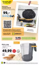 Gazetka promocyjna Lidl - GAZETKA - Gazetka - ważna od 30.07 do 30.07.2022 - strona 32 - produkty: Piec, Sok, Miarka, Gofrownica, Bateria, Płyta, Gofry, Lanki, Olej