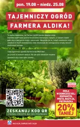 Gazetka promocyjna Aldi - Farmer ALDIK poleca świeże owoce i warzywa - Gazetka - ważna od 25.08 do 25.08.2024 - strona 4 - produkty: Pietruszka, Zioła w doniczce, Bazyl, Bazylia, Mięta, Fa