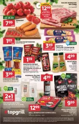 Gazetka promocyjna Stokrotka - Supermarket - Gazetka - ważna od 28.04 do 28.04.2025 - strona 9 - produkty: Prymat, Warzywa, Top, Por, Mus, Gra, Węgiel drzewny, Bagietka, Boczek, Owoce, Kabanos, Grill, Kamis, Kiełbasa, Berlinki, Pomidory, Mięso, Boczek wieprzowy, Musztarda