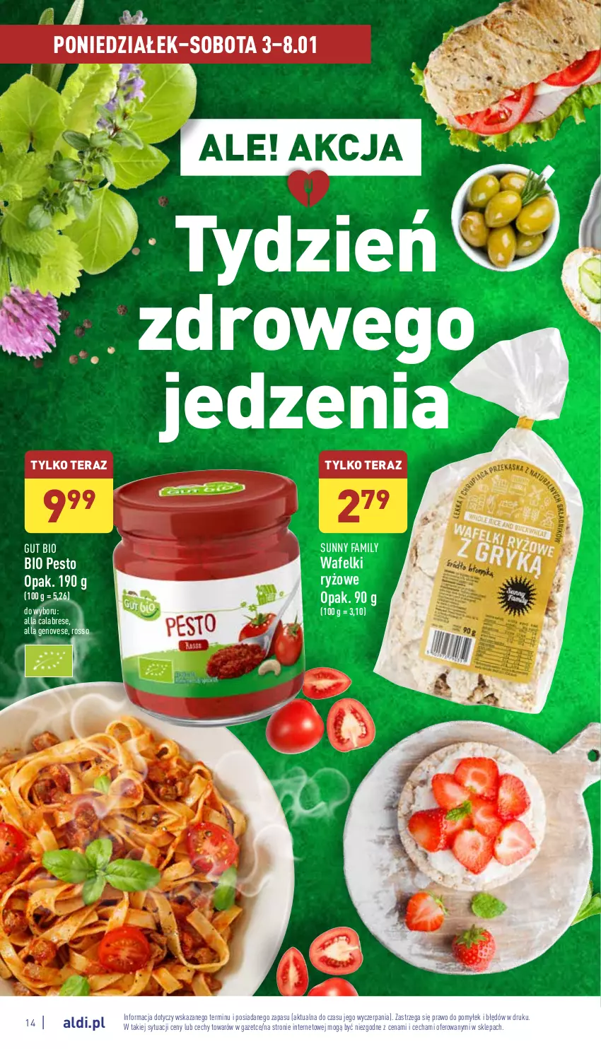 Gazetka promocyjna Aldi - Katalog spożywczy - ważna 03.01 do 08.01.2022 - strona 14 - produkty: Fa, Pesto, Ryż, Tera