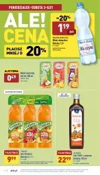 Gazetka promocyjna Aldi - Katalog spożywczy - Gazetka - ważna od 08.01 do 08.01.2022 - strona 10 - produkty: Sok, Mus, Oleofarm, Tera, Tymbark, Szyna, Woda mineralna, Woda, Napój, Oleo, Fa