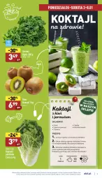 Gazetka promocyjna Aldi - Katalog spożywczy - Gazetka - ważna od 08.01 do 08.01.2022 - strona 3 - produkty: Banany, Sok, Por, Blender, Kawa, Kosz, Kiwi, Zdrowie, Owoce, Jarmuż, Jabłka