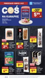 Gazetka promocyjna Aldi - Katalog spożywczy - Gazetka - ważna od 08.01 do 08.01.2022 - strona 4 - produkty: Piec, Kurczak, Chrzan, Warzywa, Ser, Salami, Kiełbaski śląskie, Lodówka, Tera, Szynka konserwowa, Szynka, Kiełbasa krucha, Morliny, Kiełbasa