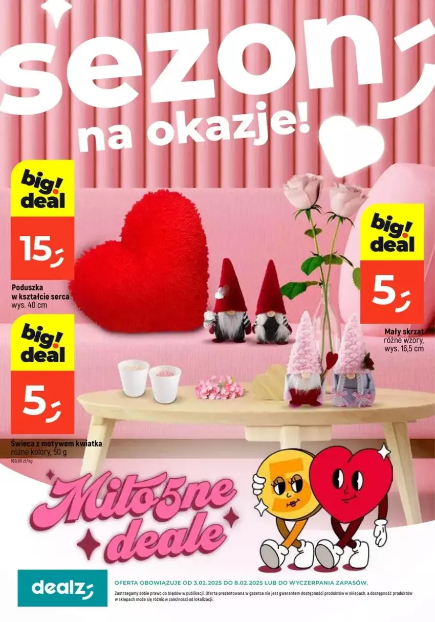 Gazetka promocyjna Dealz - ważna 03.02 do 09.02.2025 - strona 1 - produkty: Poduszka, Ser