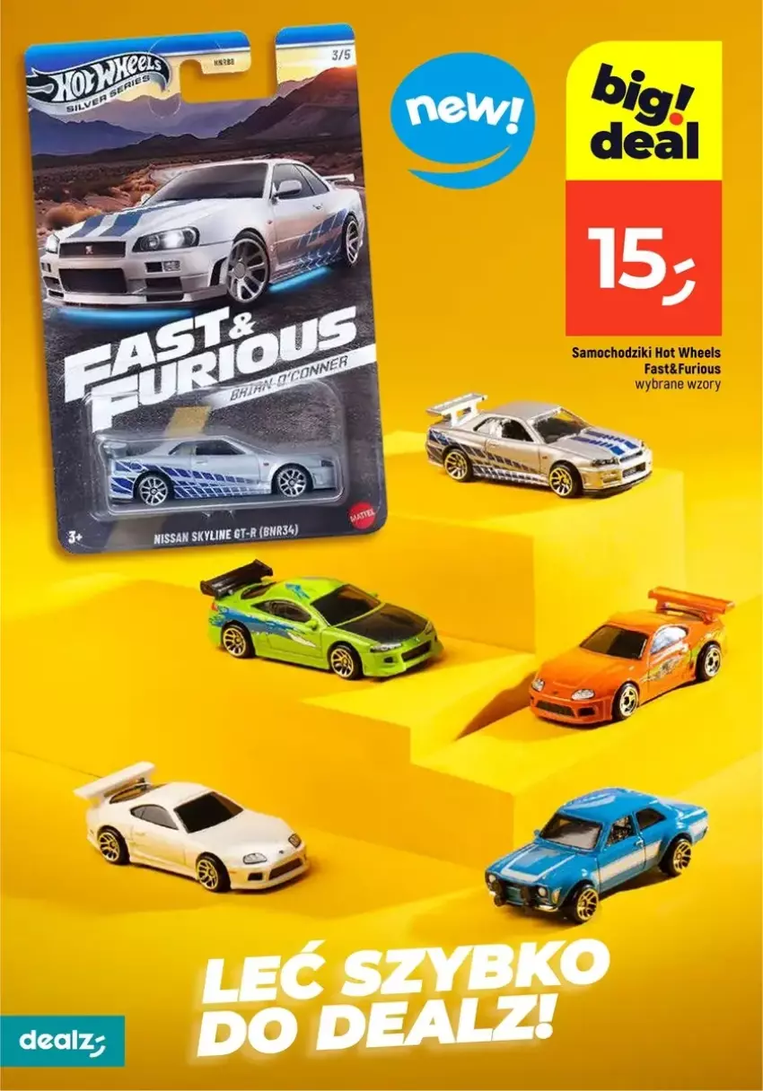 Gazetka promocyjna Dealz - ważna 03.02 do 09.02.2025 - strona 13 - produkty: Chodzik, Fa, Hot Wheels, Samochodziki