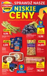 Gazetka promocyjna Lidl - GAZETKA - Gazetka - ważna od 14.04 do 14.04.2021 - strona 48 - produkty: Por, Polędwiczka wieprzowa, Parówki, Lody, Winogrona, Morliny, Wino, Berlinki