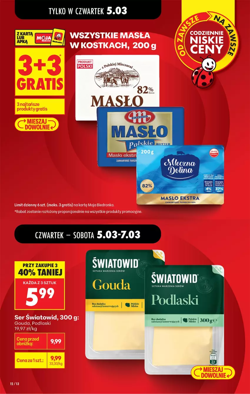 Gazetka promocyjna Biedronka - Od Czwartku - ważna 05.03 do 11.03.2026 - strona 16 - produkty: Gouda, Gra, Podlaski, Por, Ser