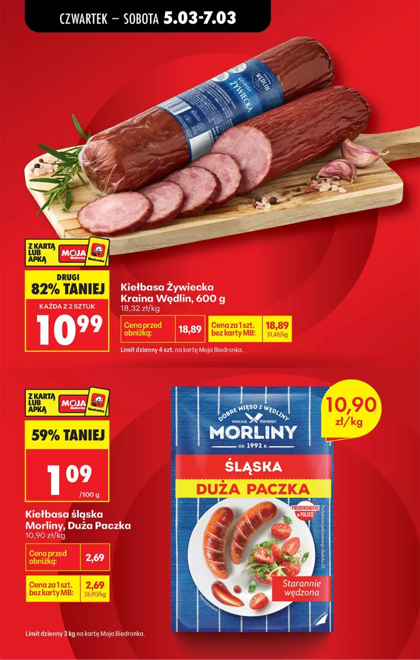 Gazetka promocyjna Biedronka - Od Czwartku - ważna 05.03 do 11.03.2026 - strona 19 - produkty: Fa, Kiełbasa, Morliny