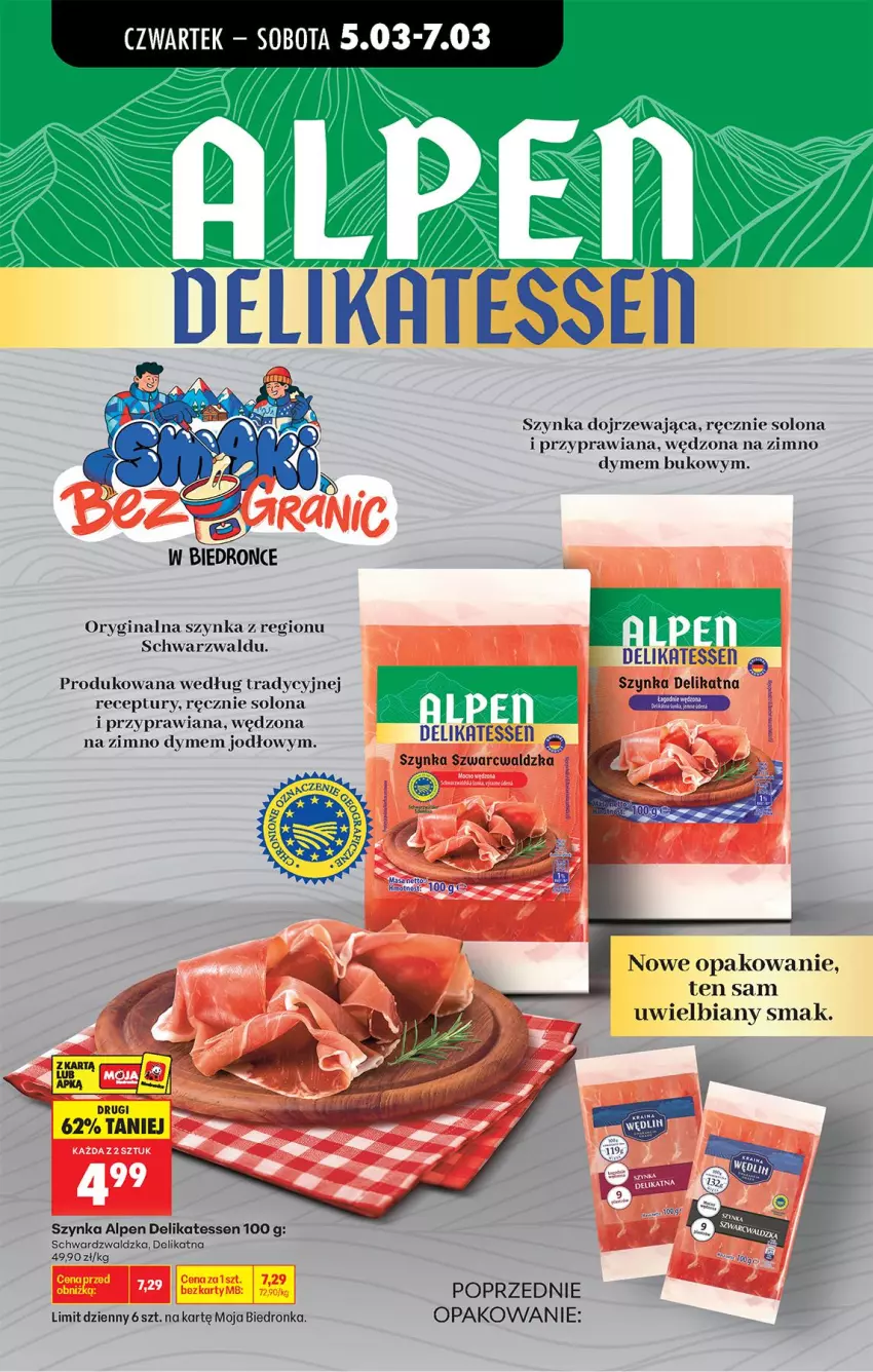 Gazetka promocyjna Biedronka - Od Czwartku - ważna 05.03 do 11.03.2026 - strona 48 - produkty: Gin, Szynka