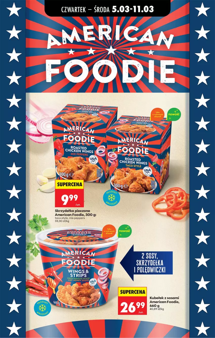 Gazetka promocyjna Biedronka - Od Czwartku - ważna 05.03 do 11.03.2026 - strona 52 - produkty: LG, Piec, Por, Skrzydełka pieczone, Sos