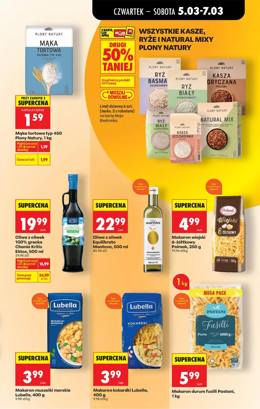 Gazetka promocyjna Biedronka - Od Czwartku - ważna 05.03 do 11.03.2026 - strona 55 - produkty: Bell, Bella, Fa, Kasza, Lubella, Mąka, Mąka tortowa, Makaron, Mus, Oliwa, Oliwa z oliwek, Olma, Rum, Ryż
