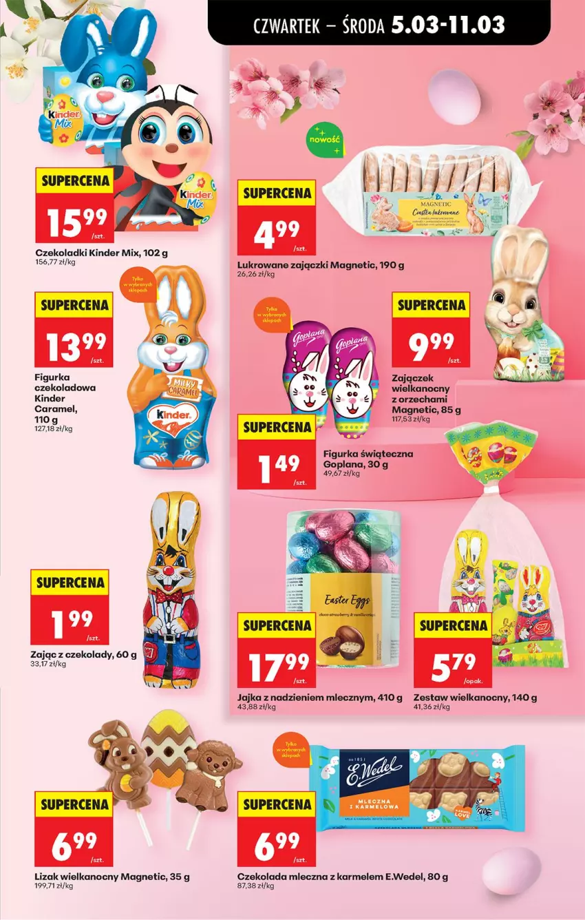 Gazetka promocyjna Biedronka - Od Czwartku - ważna 05.03 do 11.03.2026 - strona 61 - produkty: Czekolada, Czekolada mleczna, Goplana, Kinder, LANA