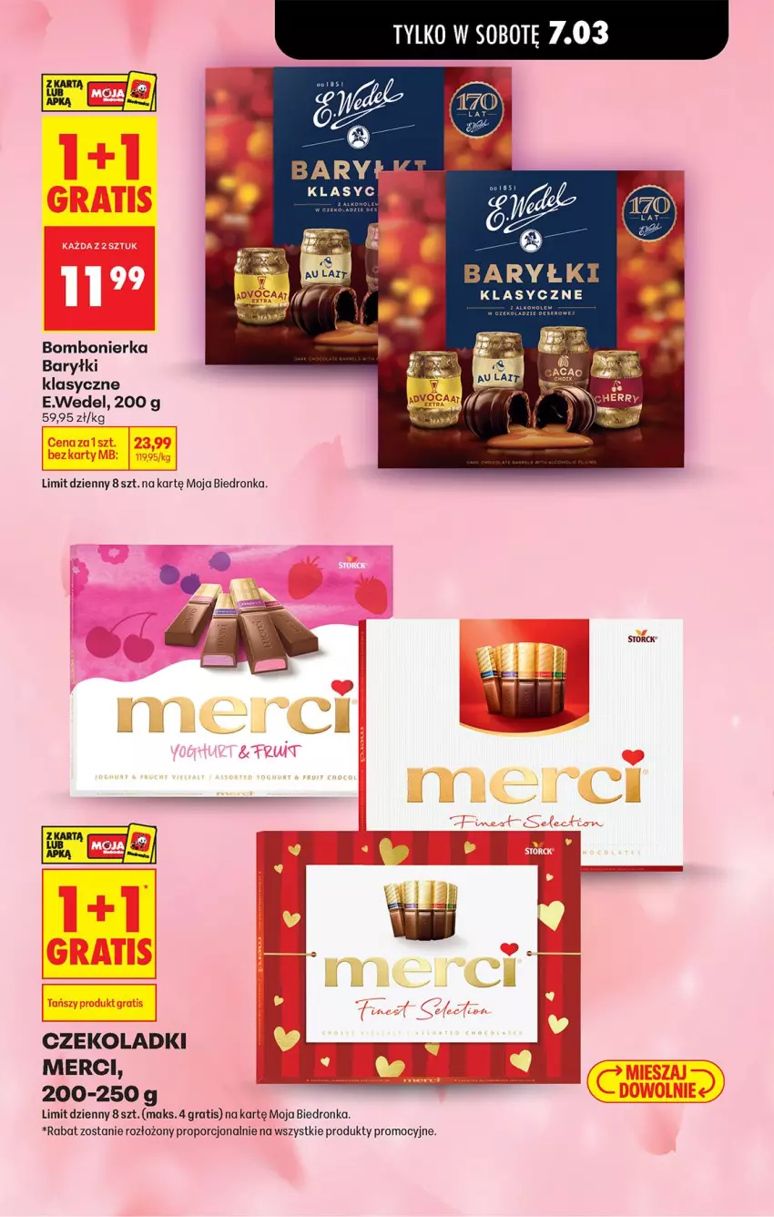 Gazetka promocyjna Biedronka - Od Czwartku - ważna 05.03 do 11.03.2026 - strona 7 - produkty: Baryłki, Gra, Merci, Por