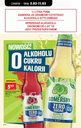 Gazetka promocyjna Biedronka - Od Czwartku - Gazetka - ważna od 11.03 do 11.03.2026 - strona 70 - produkty: Piwa, Gra, Somersby, Napój