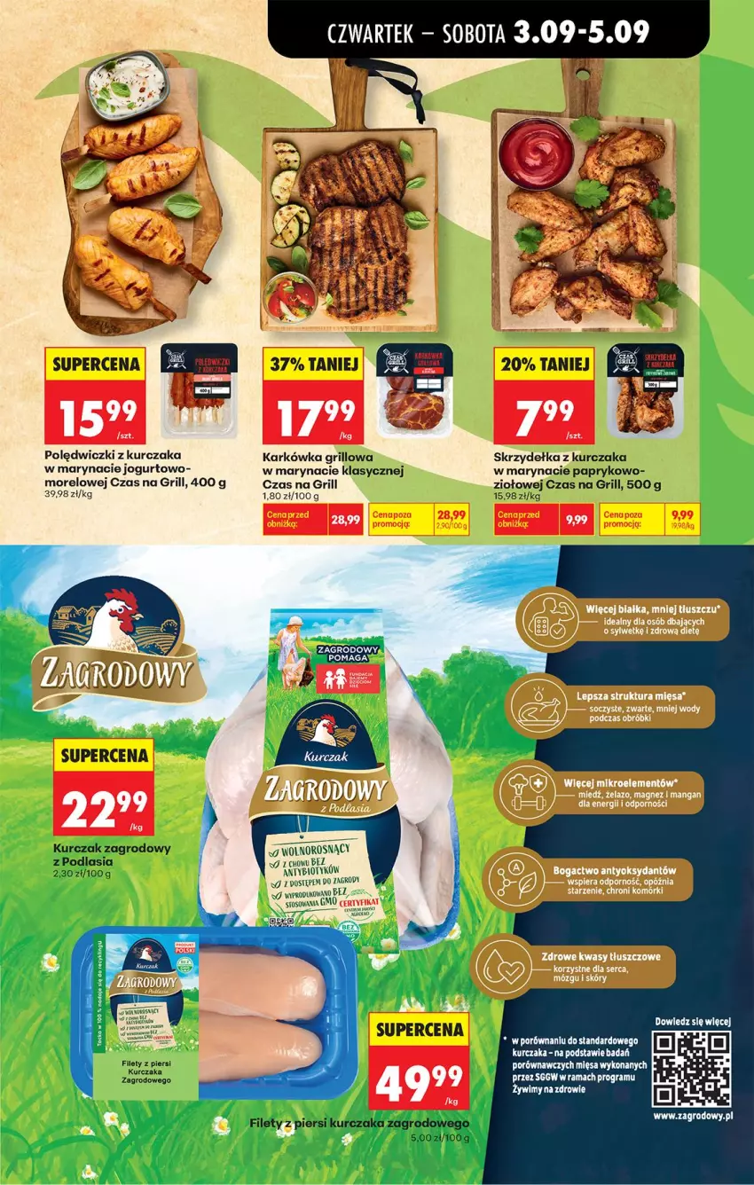 Gazetka promocyjna Biedronka - Od Czwartku - ważna 03.09 do 05.09.2026 - strona 37 - produkty: Gra, Grill, Jogurt, Kurczak, Magnez, Polędwiczki z kurczaka, Por, Rama, Ser, Zdrowie