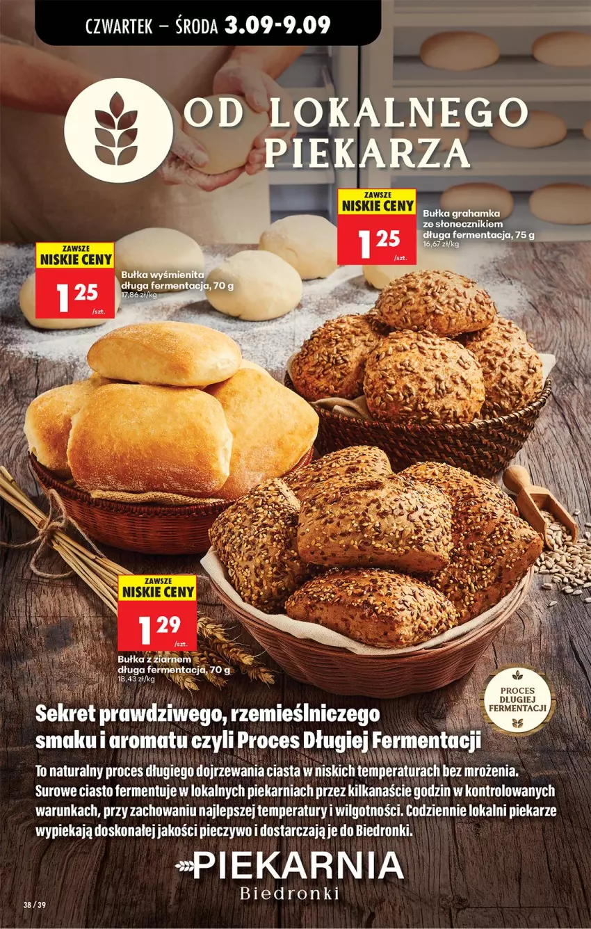 Gazetka promocyjna Biedronka - Od Czwartku - ważna 03.09 do 05.09.2026 - strona 44 - produkty: Bułka, Gra, LG, Piec, Pieczywo