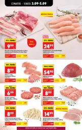 Gazetka promocyjna Biedronka - Od Czwartku - Gazetka - ważna od 05.09 do 05.09.2026 - strona 36 - produkty: Kurczak, Mięso mielone, Mięso z uda kurczaka, Tera, Polędwiczki z kurczaka, Schab wieprzowy, Burger, Kotlet, Udziec wołowy, Boczek, Flaki, Olej, Flaki wołowe, Mięso, Boczek wieprzowy, Fa