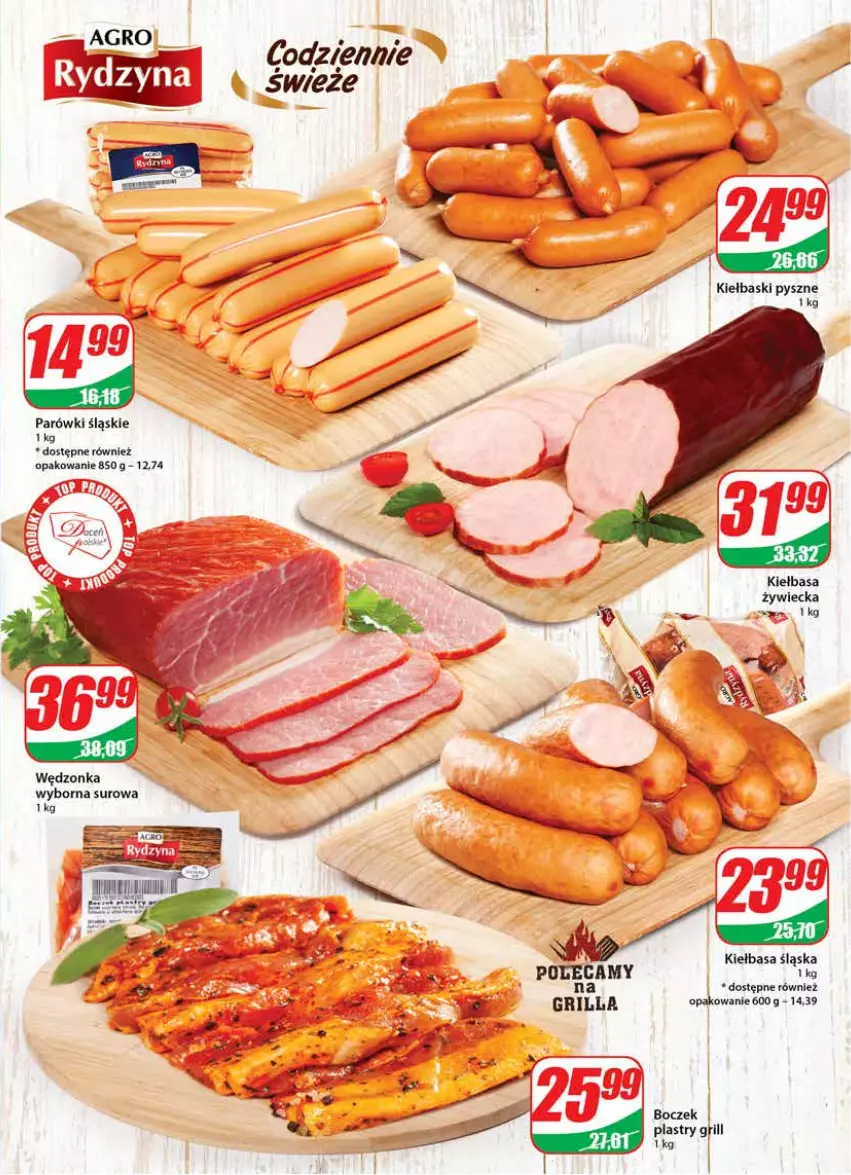 Gazetka promocyjna Dino - Gazetka 21 - ważna 24.05 do 30.05.2023 - strona 11 - produkty: Boczek, Grill, Kiełbasa, Kiełbasa śląska, Parówki