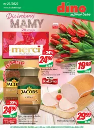 Gazetka promocyjna Dino - Gazetka 21 - Gazetka - ważna od 30.05 do 30.05.2023 - strona 1 - produkty: Sok, JBL, Tulipan, Kawa, Bukiet, Jacobs, Merci