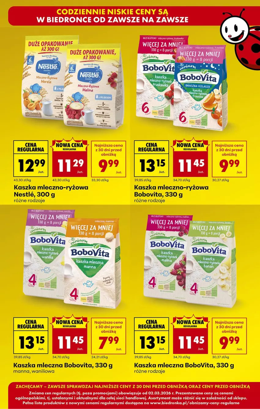 Gazetka promocyjna Biedronka - Tani Weekend - ważna 06.03 do 07.03.2026 - strona 11 - produkty: BoboVita, Por, Ryż