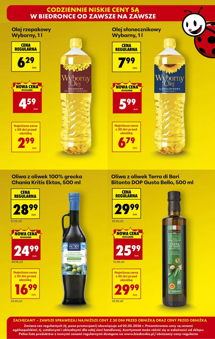 Gazetka promocyjna Biedronka - Tani Weekend - ważna 06.03 do 07.03.2026 - strona 7 - produkty: Bell, Olej, Olej rzepakowy, Olej słonecznikowy, Oliwa, Oliwa z oliwek