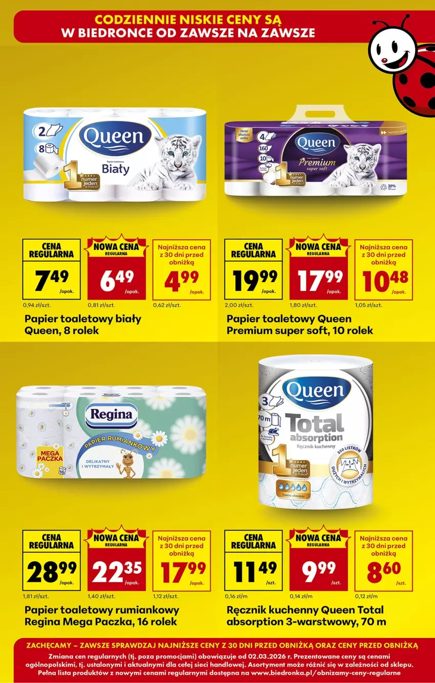 Gazetka promocyjna Biedronka - Tani Weekend - ważna 06.03 do 07.03.2026 - strona 9 - produkty: Fa, Gin, Papier, Papier toaletowy, Ręcznik, Ręcznik kuchenny, Rum