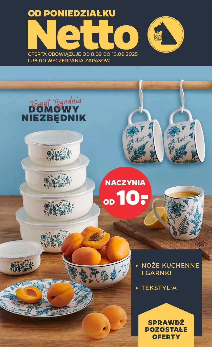Gazetka promocyjna Netto - Od Poniedziałku Przemysłowa - ważna 08.09 do 13.09.2025 - strona 1 - produkty: Noż