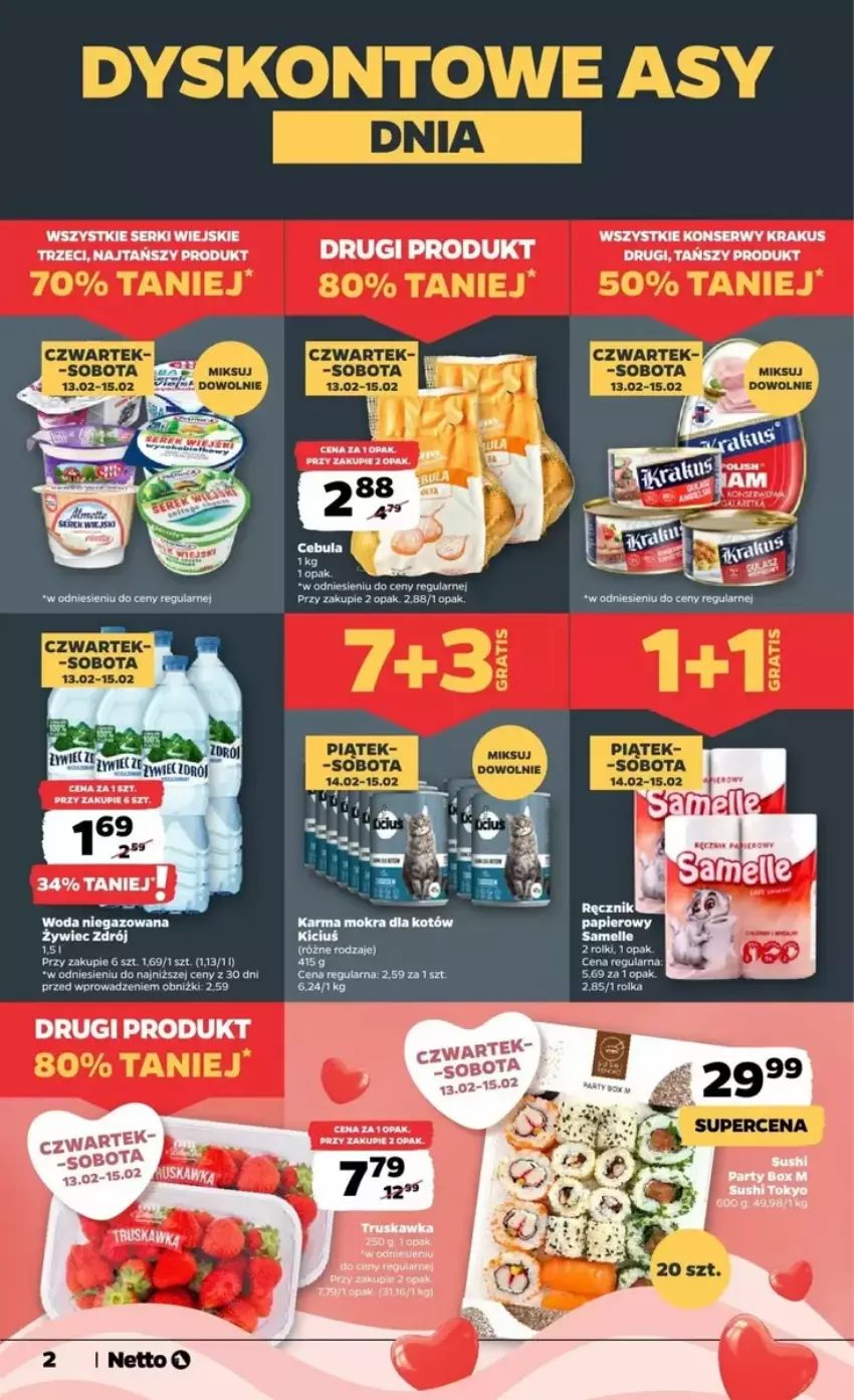 Gazetka promocyjna Netto - ważna 13.02 do 19.02.2025 - strona 11 - produkty: Fa, Krakus, Rolki, Ser, Woda, Woda niegazowana