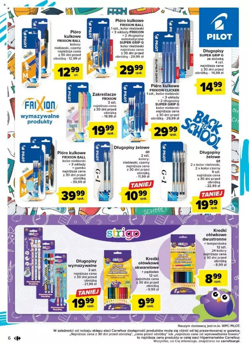 Gazetka promocyjna Carrefour - ważna 22.08 do 09.09.2023 - strona 23 - produkty: Długopis