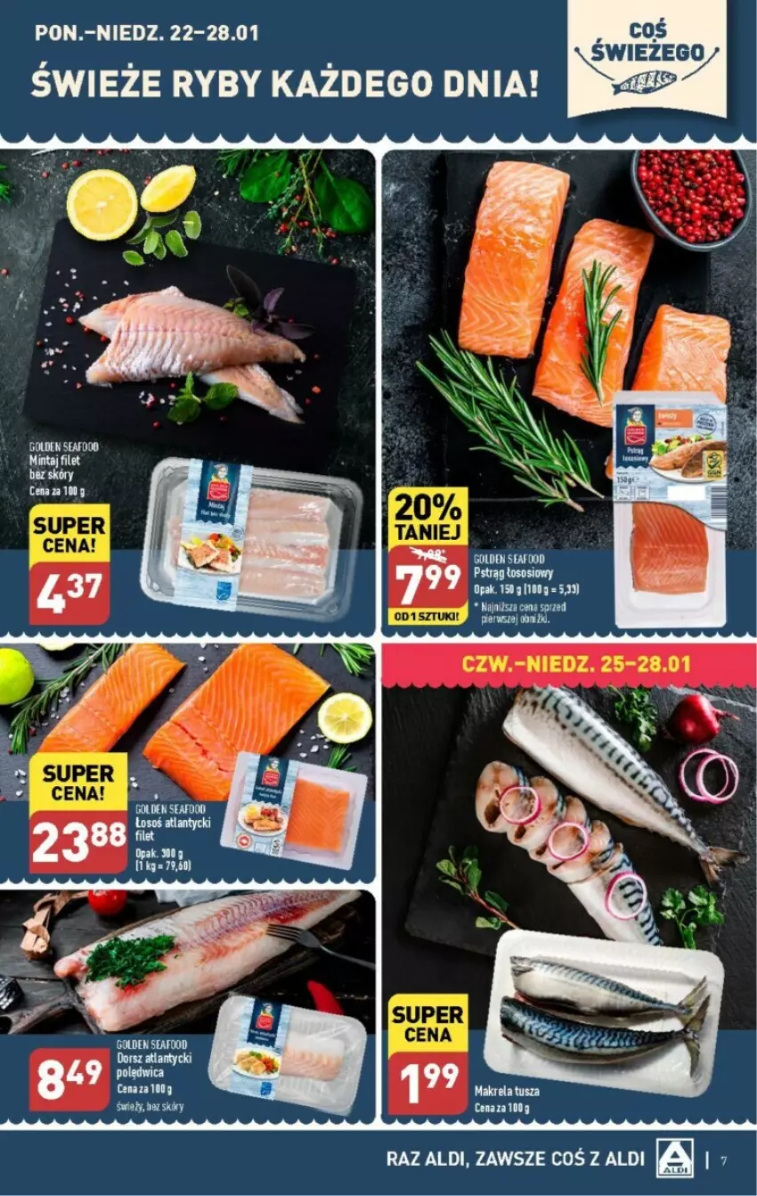 Gazetka promocyjna Aldi - ważna 22.01 do 28.01.2024 - strona 31 - produkty: Dorsz, Fizan, Golden Seafood