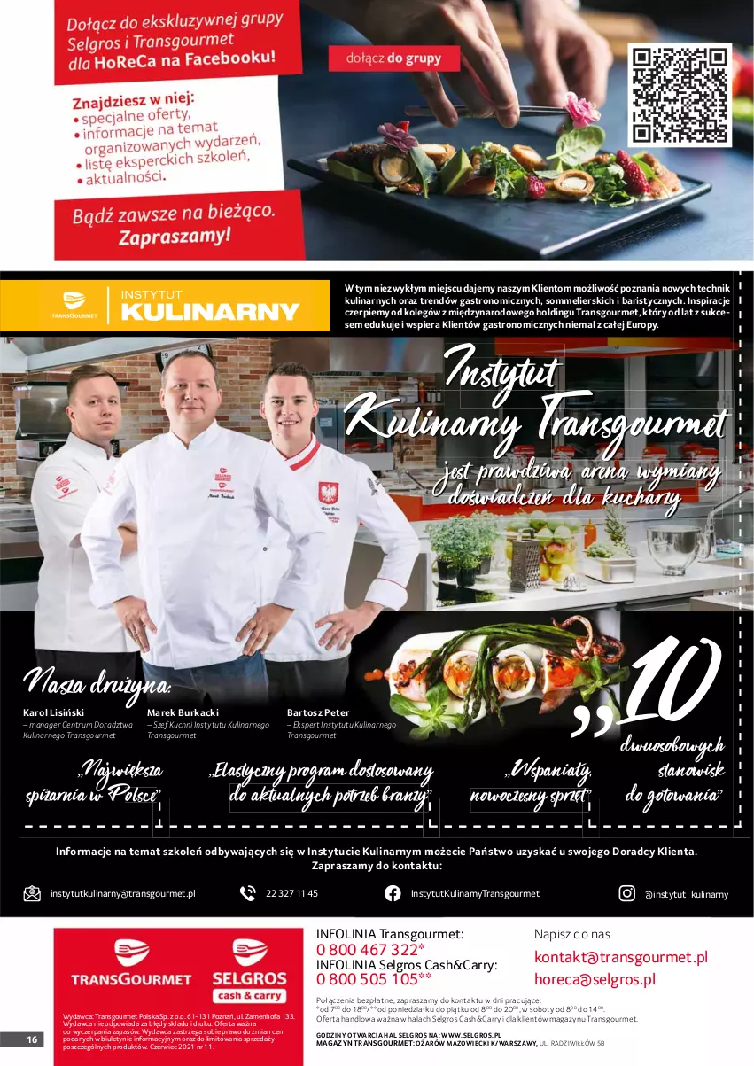 Gazetka promocyjna Selgros - Oferta gastronomiczna - ważna 01.05 do 31.05.2021 - strona 16 - produkty: Fa, Gra, LG, O nas, Rum, Tran