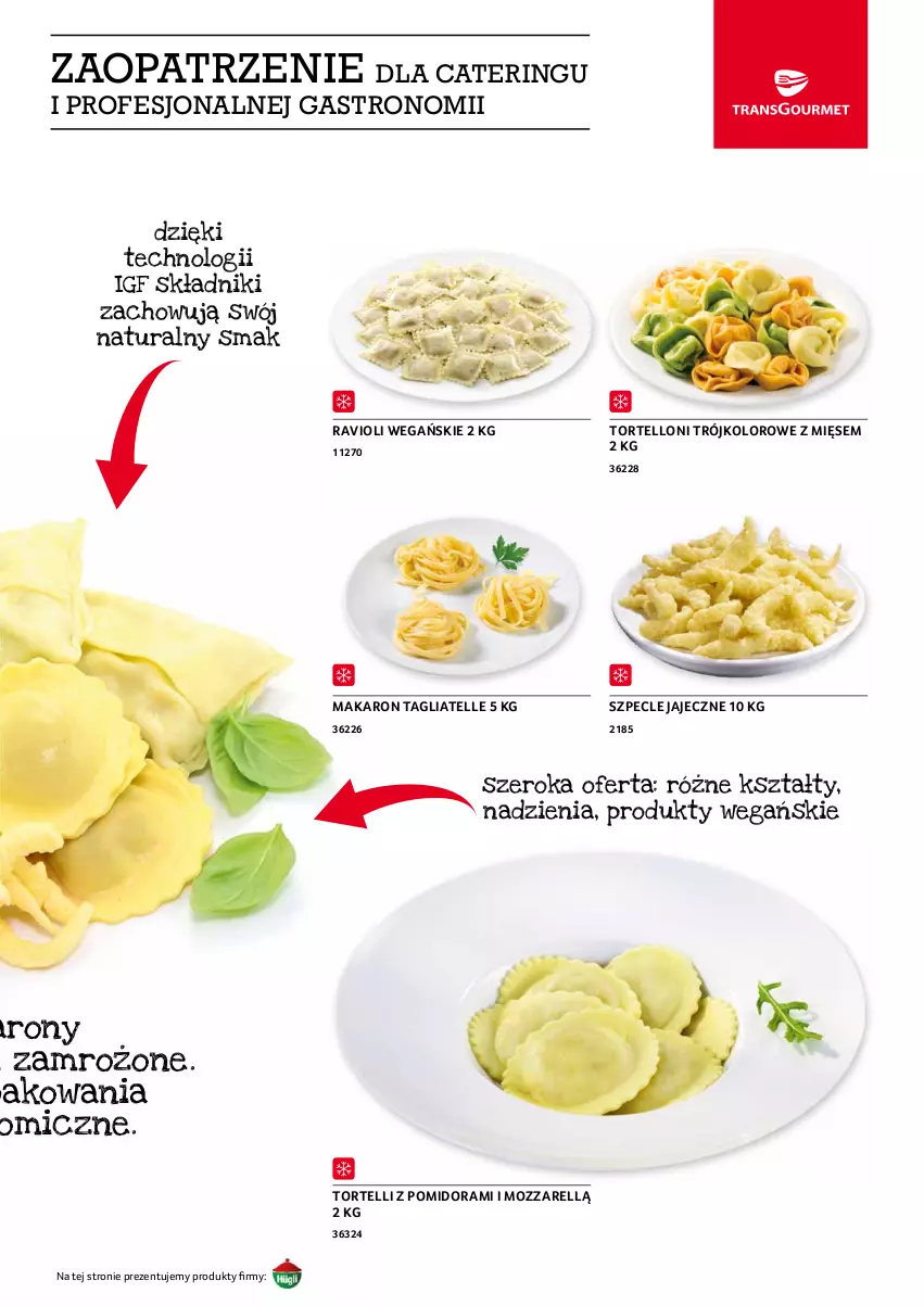 Gazetka promocyjna Selgros - Oferta gastronomiczna - ważna 01.05 do 31.05.2021 - strona 19 - produkty: Makaron, Tagliatelle, Tortelloni