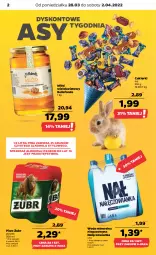 Gazetka promocyjna Netto - Gazetka spożywcza - Gazetka - ważna od 02.04 do 02.04.2022 - strona 2 - produkty: Piwa, Piwo, Nałęczowianka, Gra, Cukier, Bell, Miód, Woda mineralna, Bella, Cukierki, Woda