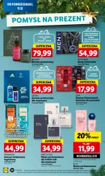 Gazetka promocyjna Lidl - GAZETKA - Gazetka - ważna od 13.12 do 13.12.2023 - strona 64 - produkty: Woda perfumowana, Zestaw prezentowy, Nivea Men, Krem do twarzy, Ser, Sól, Rum, Dezodorant, Perfum, Adidas, Woda po goleniu, Serum, Kula do kąpieli, Sól do kąpieli, Mydło, Woda, Olej, Antyperspirant, Nivea, Lakier