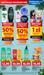 Gazetka promocyjna Lidl - GAZETKA - Gazetka - ważna od 13.12 do 13.12.2023 - strona 65 - produkty: Fructis, Palmolive, Kosmetyki do pielęgnacji, Maska do włosów, Szampon, Garnier, Odżywka, Maska, Nivea, Fa