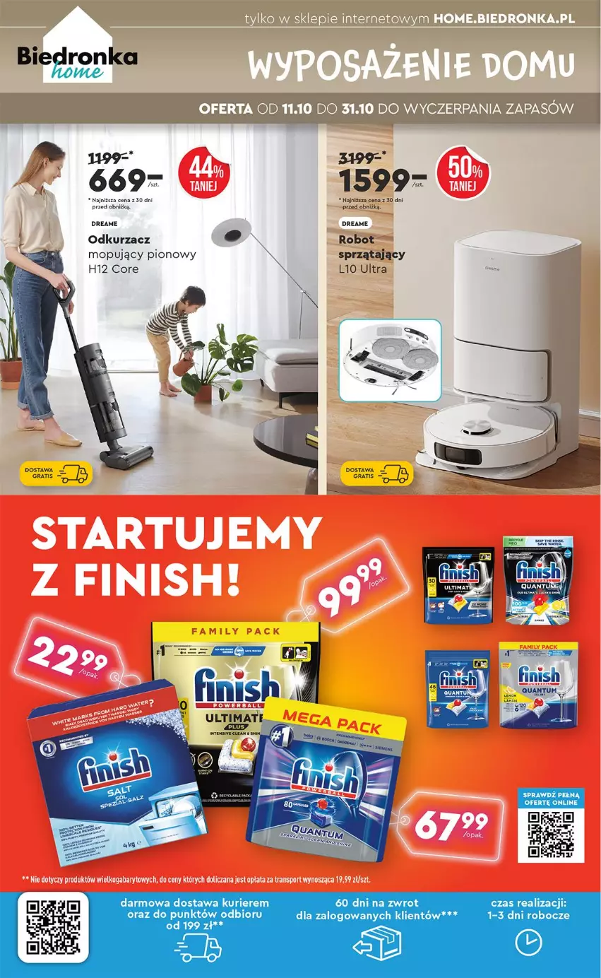 Gazetka promocyjna Biedronka - Okazje Tygodnia - ważna 13.10 do 25.10.2025 - strona 42 - produkty: Deser, Fa, Gra, Odkurzacz, Robot, Ser