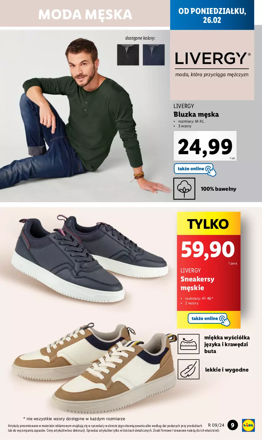 Gazetka promocyjna Lidl - GAZETKA - ważna 26.02 do 02.03.2024 - strona 11 - produkty: Moda, Sneakersy