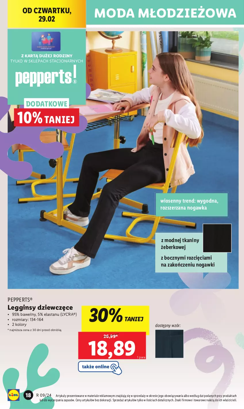 Gazetka promocyjna Lidl - GAZETKA - ważna 26.02 do 02.03.2024 - strona 20 - produkty: Chleb, Gin, Legginsy, Moda, Ser