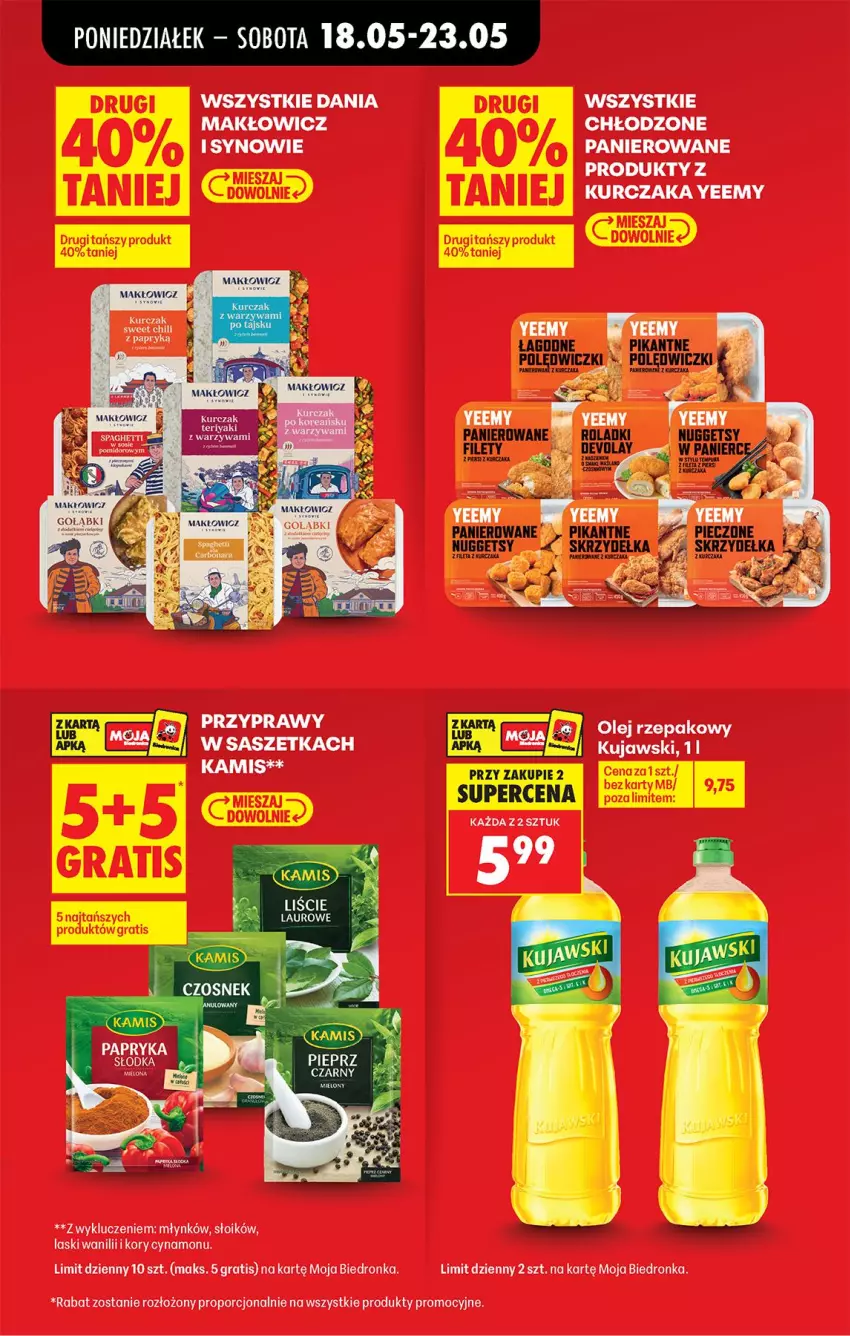 Gazetka promocyjna Biedronka - Od Poniedziałku - ważna 18.05 do 23.05.2026 - strona 11 - produkty: Fa, Gra, Kurczak, Olej, Olej rzepakowy, Por