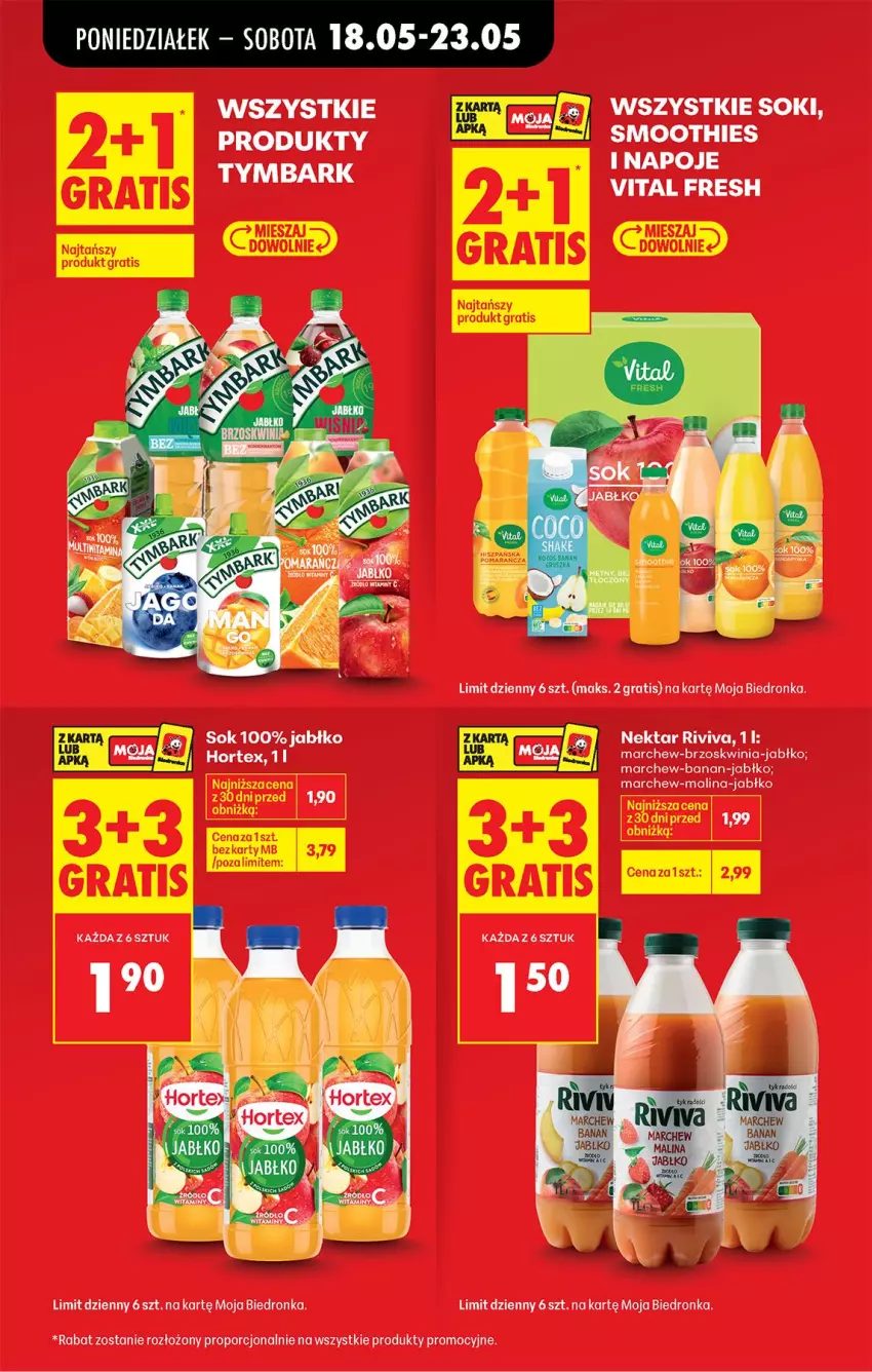 Gazetka promocyjna Biedronka - Od Poniedziałku - ważna 18.05 do 23.05.2026 - strona 13 - produkty: Napoje, Nektar, Por, Smoothie