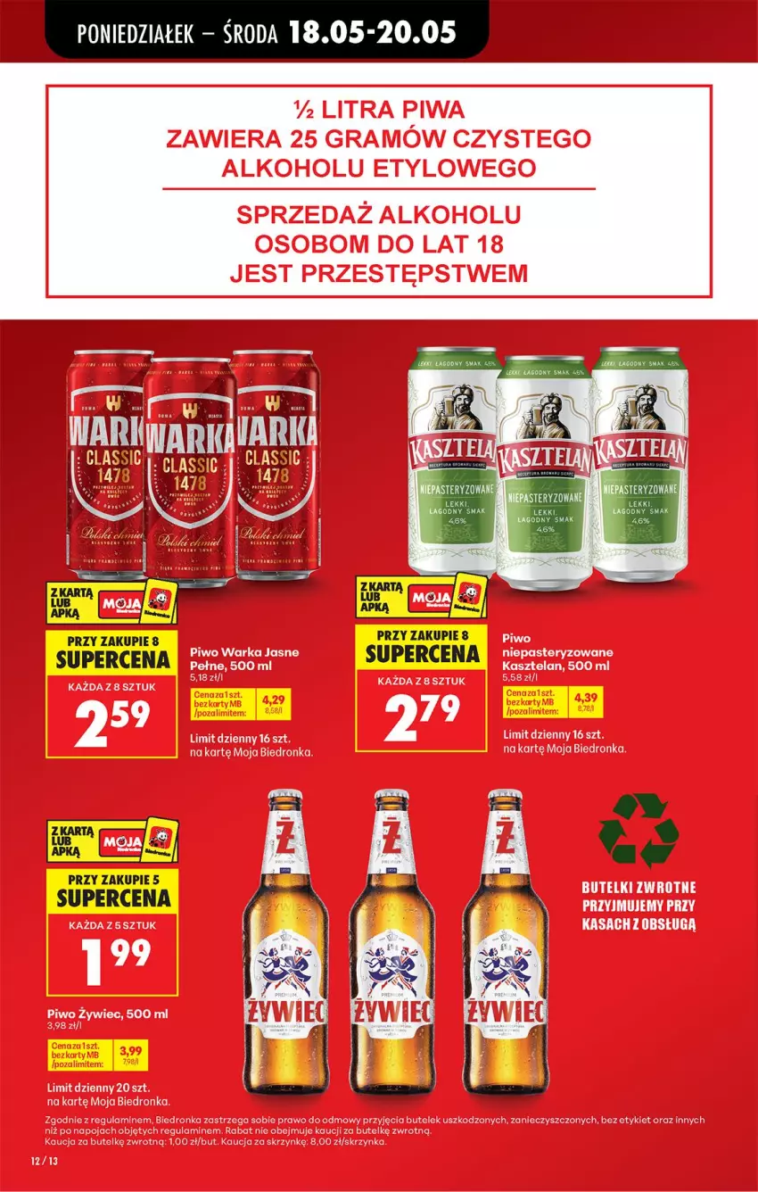 Gazetka promocyjna Biedronka - Od Poniedziałku - ważna 18.05 do 23.05.2026 - strona 14 - produkty: Fa, Jaja, Mus, Ser